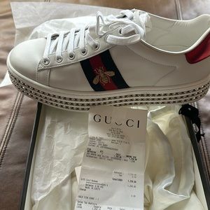 GUCCI LEATHER SNEAKER👟